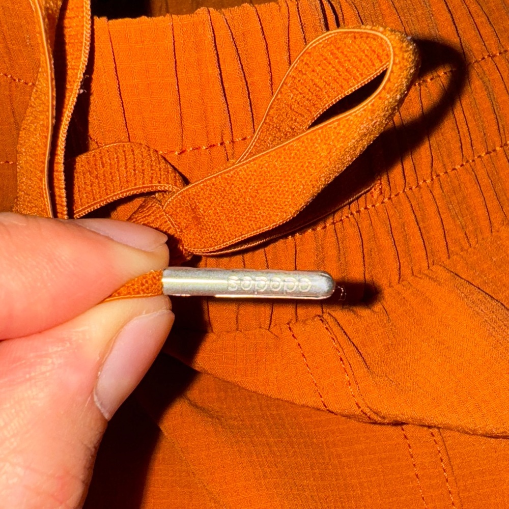 Bright Orange Women's Athletic Shorts - Picture 3 of 4